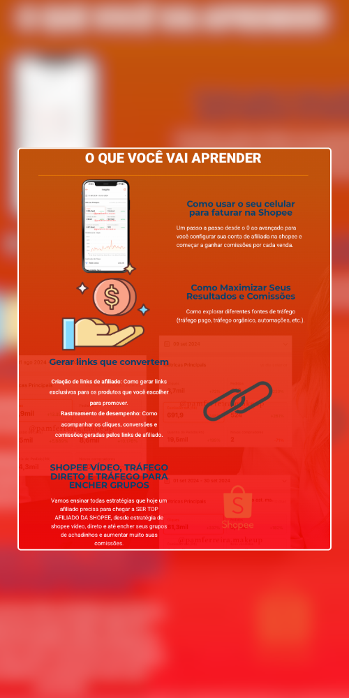 Plataforma Afiliada Sem Segredos no Celular